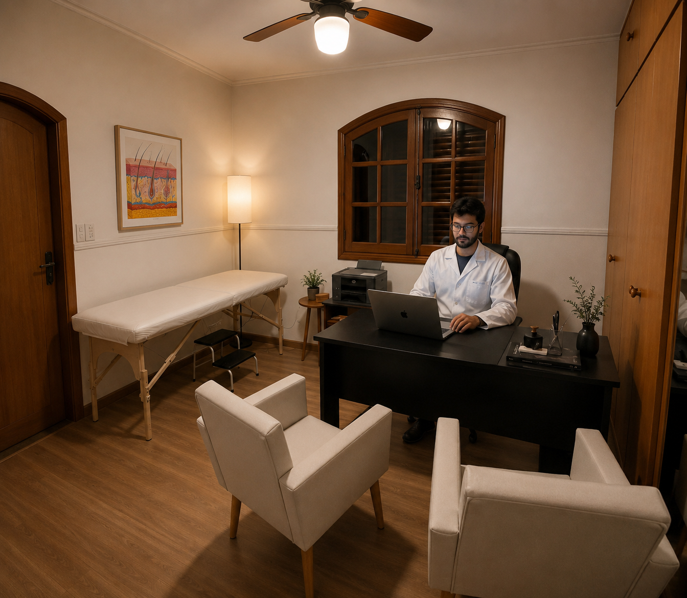 Interior do consultório — RG Medicina Capilar